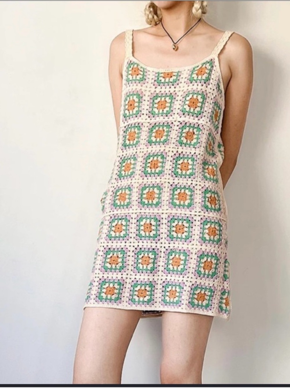 Storets Beverly Crochet Mini Dress S/M